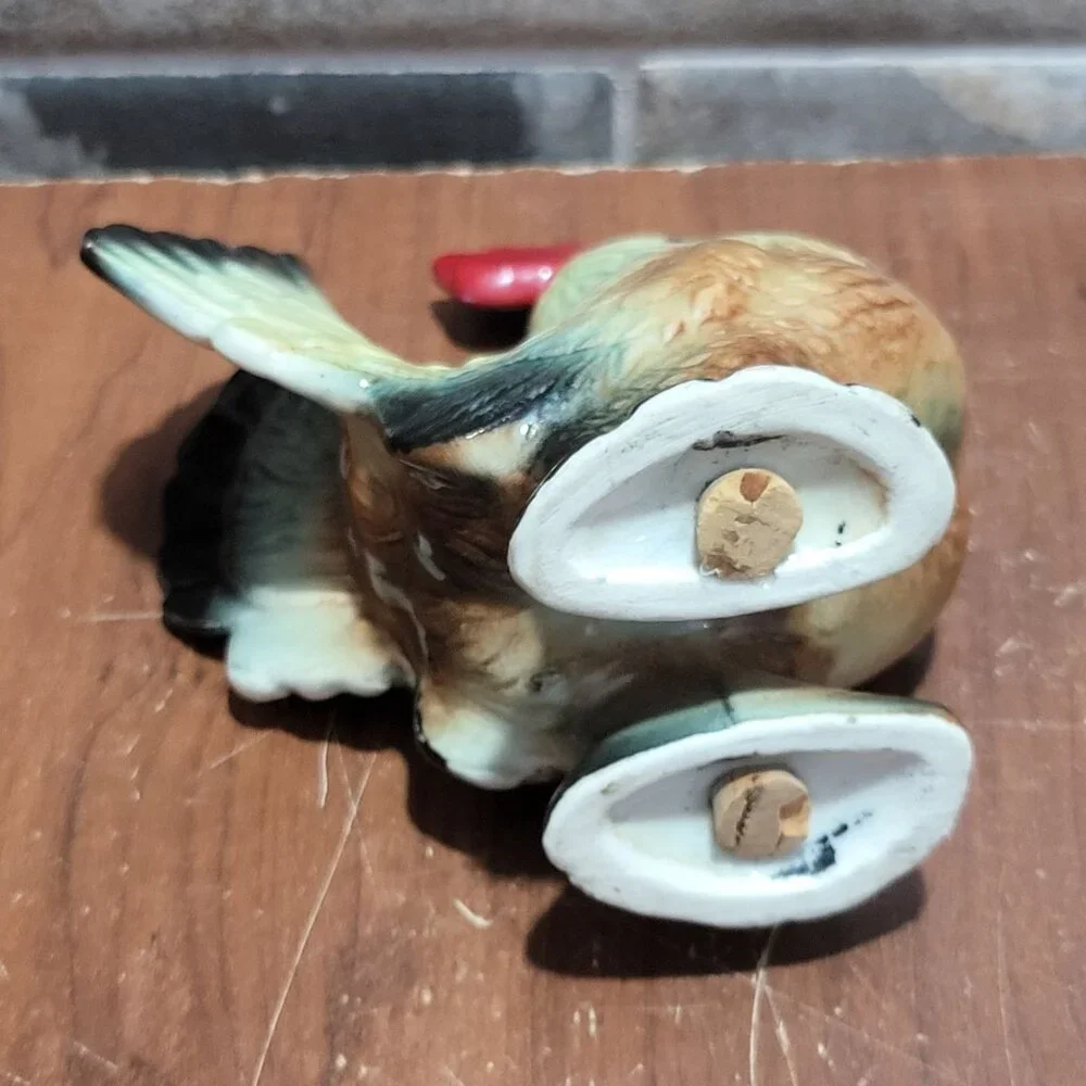 Vintage Ceramic Chicken Rooster Single Salt Pepper Shaker
